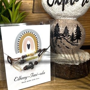 Hand Made Adjustable Boho Bracelet 🌵 Set of three